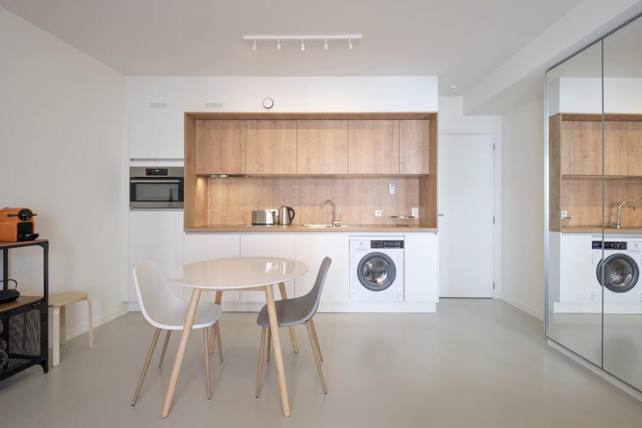 Ferienwohnung Mini Loft With Terrace Brüssel Exterior foto
